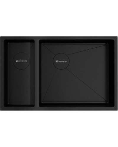 Кухонная мойка Omoikiri Taki 69-2-U/IF Side GB графит 4993183