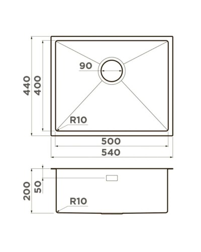 Кухонная мойка Omoikiri Taki 54-U/IF-GB графит 4997019