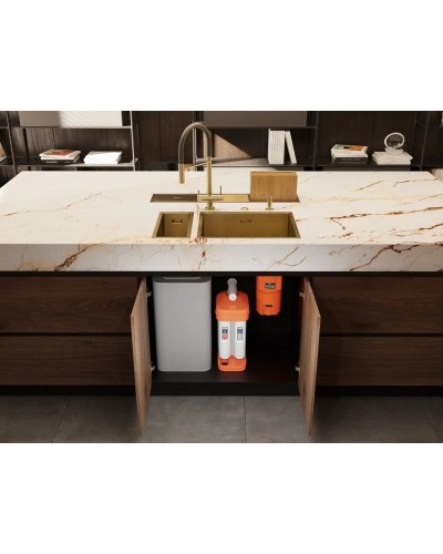 Кухонная мойка Omoikiri Taki 54-U/IF-LG Side SF светлое золото 4997092