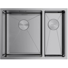 Кухонная мойка Omoikiri Taki 58-2-U/IF-IN-L нержавеющая сталь 4993768