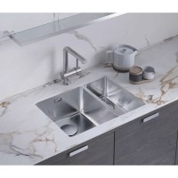 Кухонная мойка Omoikiri Taki 58-2-U/IF-IN-L нержавеющая сталь 4993768