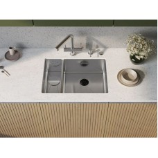 Кухонная мойка Omoikiri Taki 58-2-U/IF-IN-R нержавеющая сталь 4993767