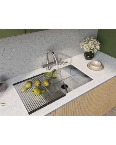 Кухонная мойка Omoikiri Taki 58-2-U/IF-IN-R нержавеющая сталь 4993767