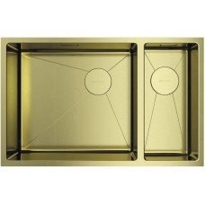 Кухонная мойка Omoikiri Taki 69-2-U/IF-LG-L Side светлое золото 4997051