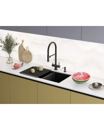 Кухонная мойка Omoikiri Taki 85-2-LB-U/IF-IN Side нержавеющая сталь 4997037