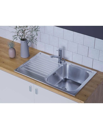 Кухонная мойка Omoikiri Kashiogawa 86-IN нержавеющая сталь 4993453