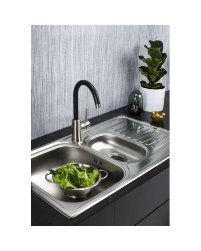 Кухонная мойка Omoikiri Kashiogawa 86-2-IN нержавеющая сталь 4993454
