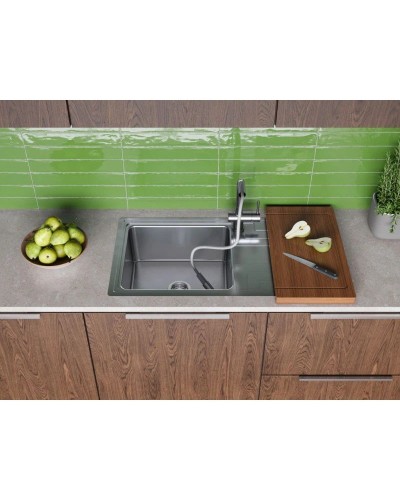 Кухонная мойка Omoikiri Mizu 78-LB-IN нержавеющая сталь 4973729