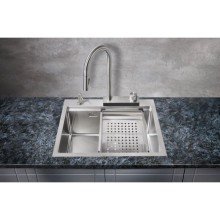 Кухонная мойка Milacio Denia 57 нержавеющая сталь MC.77400