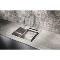Кухонная мойка Milacio Denia 57 нержавеющая сталь MC.77400