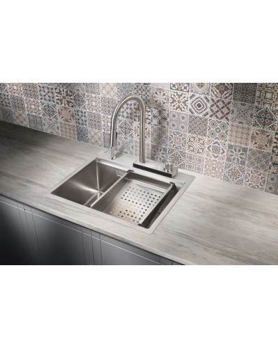 Кухонная мойка Milacio Denia 57 нержавеющая сталь MC.77400