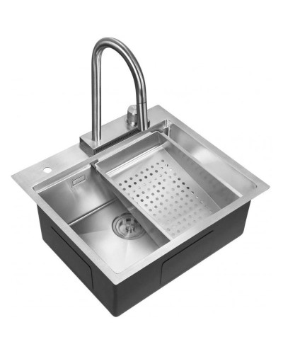 Кухонная мойка Milacio Denia 57 нержавеющая сталь MC.77400