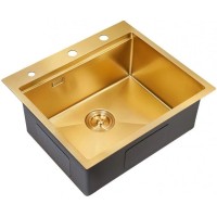 Кухонная мойка Milacio Denia 57 золотой матовый MC.77408