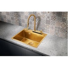 Кухонная мойка Milacio Denia 57 золотой матовый MC.77408