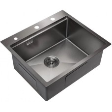 Кухонная мойка Milacio Denia 57 вороненая сталь MC.77409