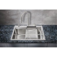 Кухонная мойка Milacio Denia 68 нержавеющая сталь MC.77410