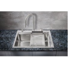 Кухонная мойка Milacio Denia 68 нержавеющая сталь MC.77410