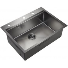 Кухонная мойка Milacio Denia 68 вороненая сталь MC.77419