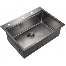 Кухонная мойка Milacio Denia 68 вороненая сталь MC.77419