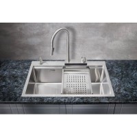 Кухонная мойка Milacio Denia 75 нержавеющая сталь MC.77420