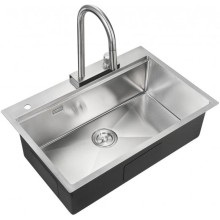 Кухонная мойка Milacio Denia 75 нержавеющая сталь MC.77420