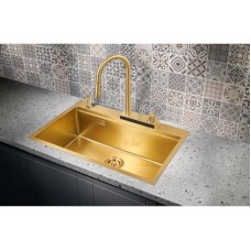 Кухонная мойка Milacio Denia 75 золотой матовый MC.77428