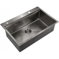 Кухонная мойка Milacio Denia 75 вороненая сталь MC.77429