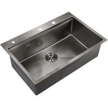 Кухонная мойка Milacio Denia 75 вороненая сталь MC.77429