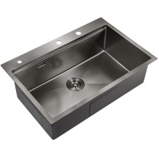 Кухонная мойка Milacio Denia 75 вороненая сталь MC.77429