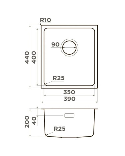 Кухонная мойка Omoikiri Tadzava 39-LG светлое золото 4993262