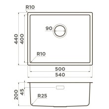 Кухонная мойка Omoikiri Tadzava 54-U/I Ultra IN нержавеющая сталь 4993800
