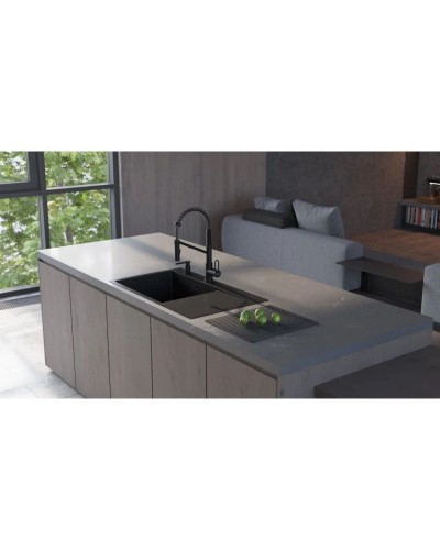 Кухонная мойка Omoikiri Akisame 86 GB-R Side графит 4997044