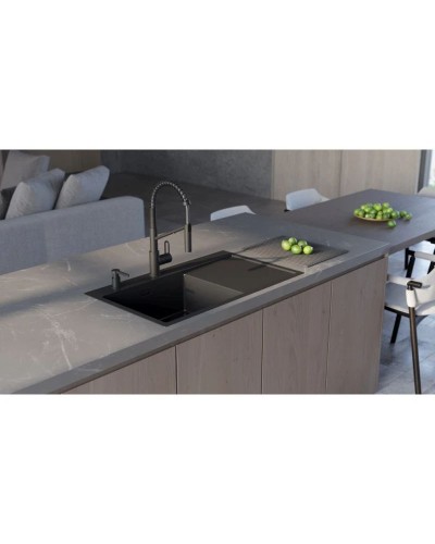 Кухонная мойка Omoikiri Akisame 86 GB-R Side графит 4997044