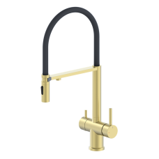 Смеситель для кухни с гибким изливом AltroBagno Flusso 050202 OrSp