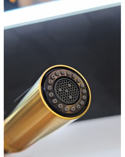 Смеситель для кухни с гибким изливом AltroBagno Flusso 050202 OrSp