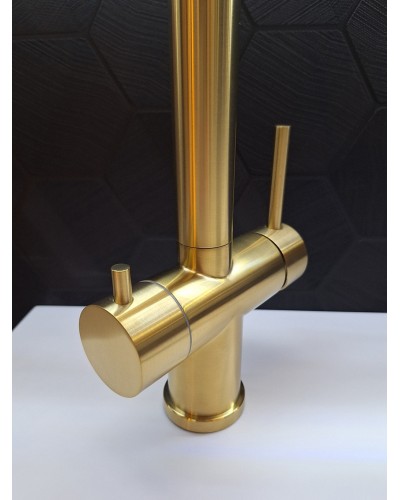 Смеситель для кухни с гибким изливом AltroBagno Flusso 050202 OrSp