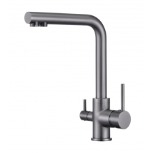 Смеситель для кухни c подключением фильтра питьевой воды RIMERO RM4399BG (Графит)