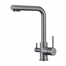 Смеситель для кухни c подключением фильтра питьевой воды RIMERO RM4399BG (Графит)