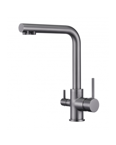 Смеситель для кухни c подключением фильтра питьевой воды RIMERO RM4399BG (Графит)