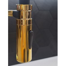 Смеситель для кухни с гибким изливом AltroBagno Flusso 050205 Or