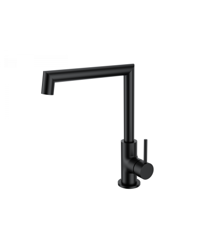 Смеситель для кухни WONZON & WOGHAND, Черный матовый (WW-L1005-MB)