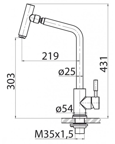 Смеситель для кухни BelBagno BB-LAM16-IN