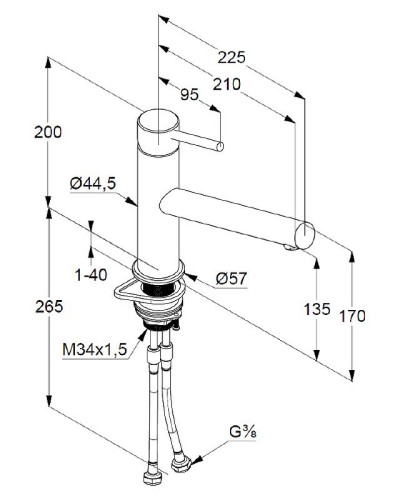 Смеситель для кухни Kludi Steel 44850F860 Нержавеющая сталь