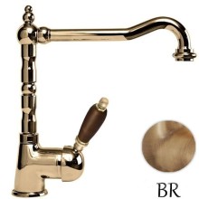 Смеситель для кухни бронза, ручка орех Cezares Elite ELITE-LLM2-02-Nc