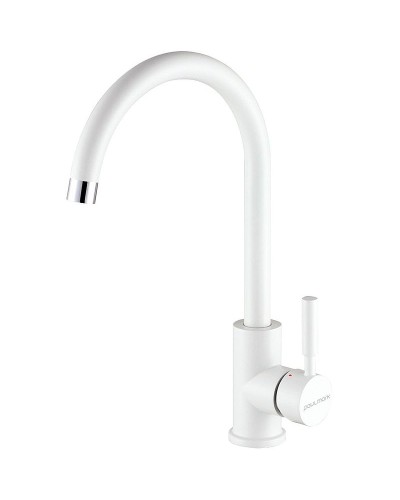 Смеситель для кухни Paulmark Holstein Ho212063-431 Белый матовый