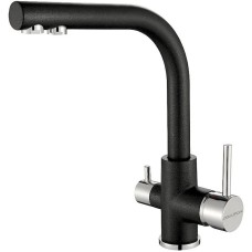 Смеситель для кухни Paulmark Essen Es213011-418 Черный металлик