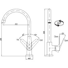 Cezares LACONICO LACONICO-LL25-01 Смеситель для кухни
