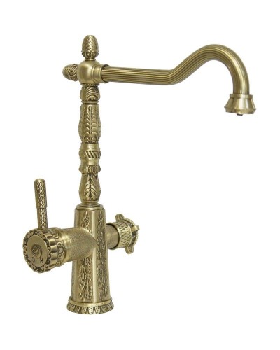 Смеситель для кухни ZorG Antic A 53 KF-BR Бронза