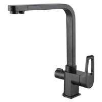 Смеситель для кухни ZorG Clean Water ZR 334 YF-BLACK Чёрный