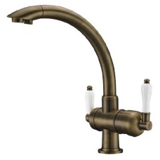 Смеситель для кухни ZorG Clean Water ZR 327 YF ANTIQUE Антик